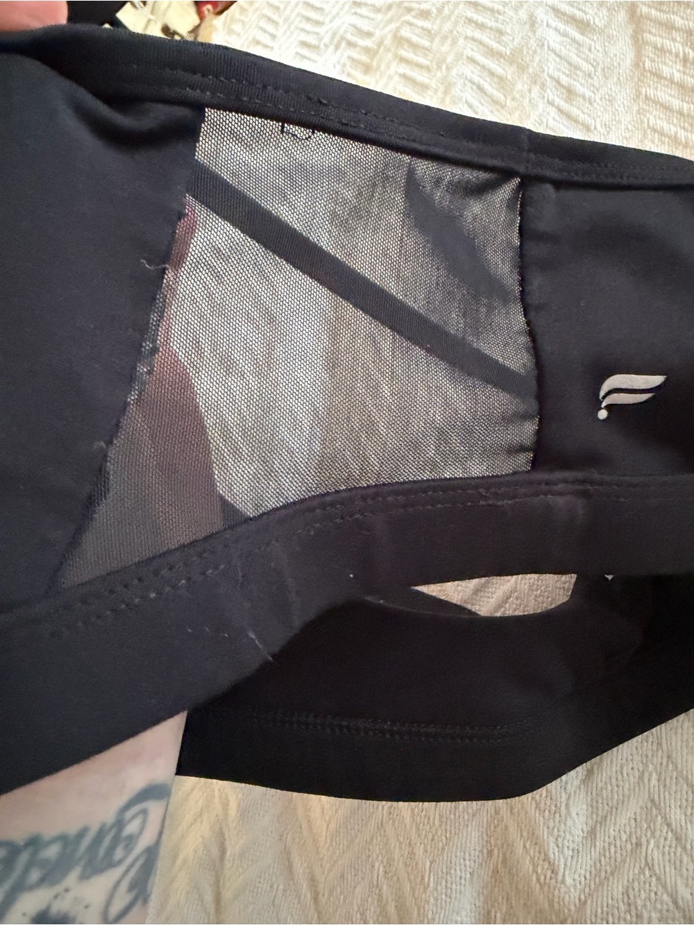 Fabletics Black Racerback Bra - Picture 3 of 6